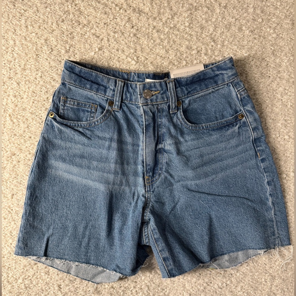 High rise Jean shorts